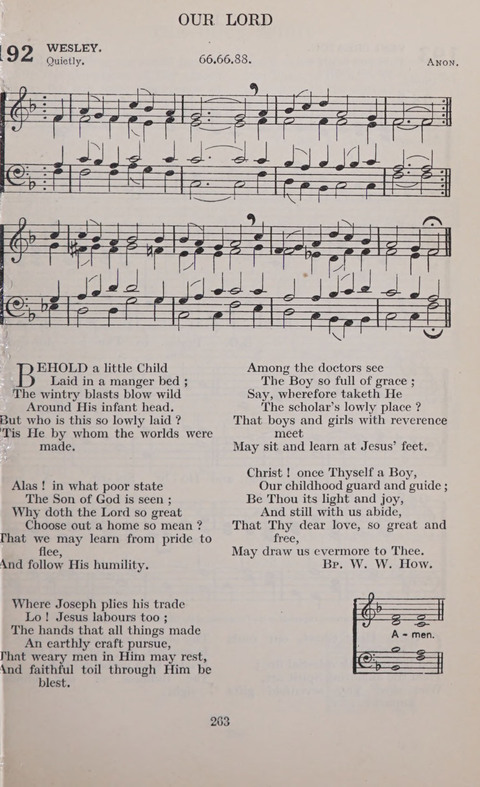 The Church and School Hymnal page 263
