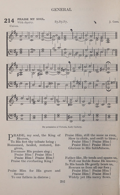 The Church and School Hymnal page 292