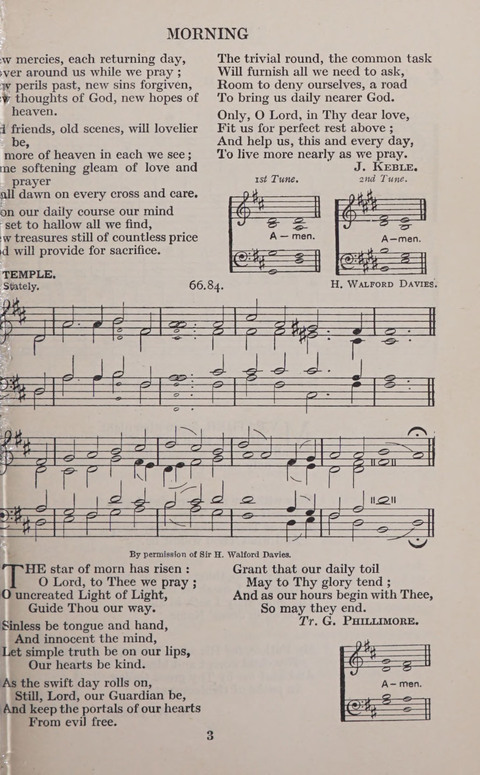 The Church and School Hymnal page 3