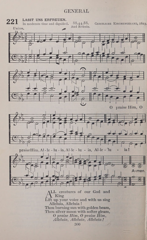 The Church and School Hymnal page 300