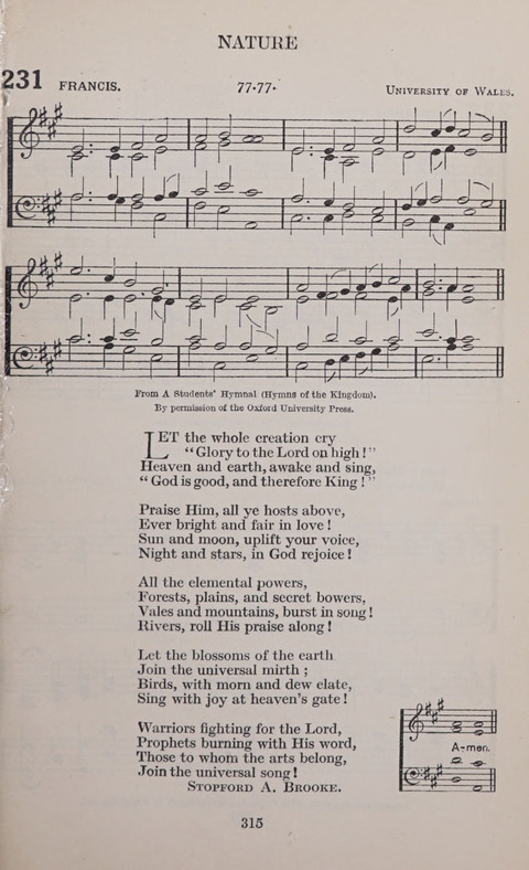 The Church and School Hymnal page 315