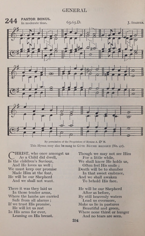 The Church and School Hymnal page 334