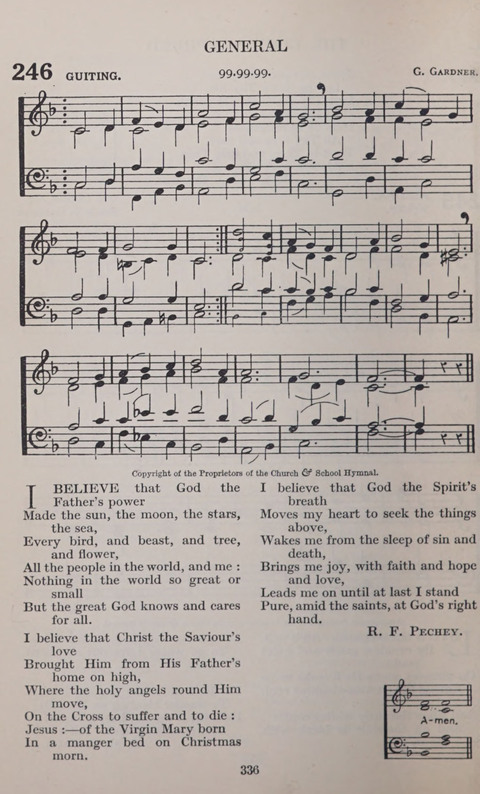 The Church and School Hymnal page 336
