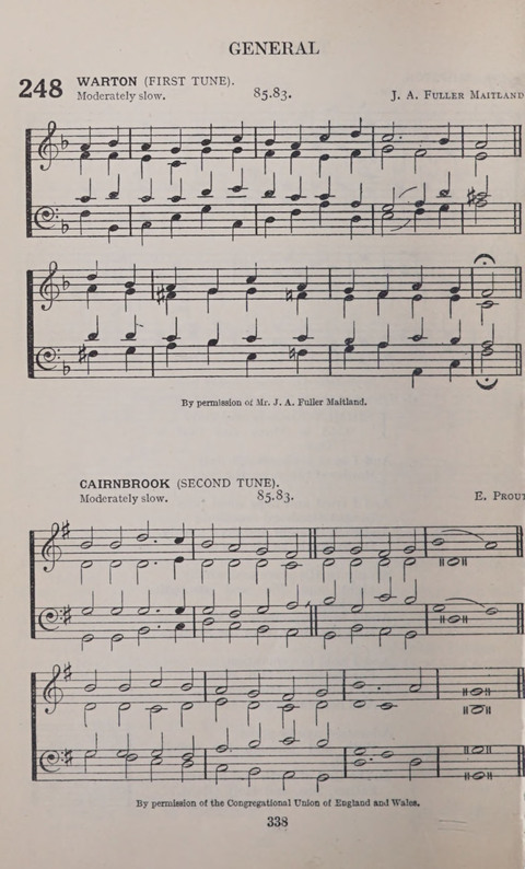 The Church and School Hymnal page 338