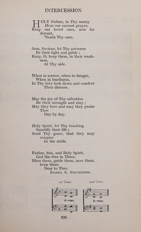 The Church and School Hymnal page 339