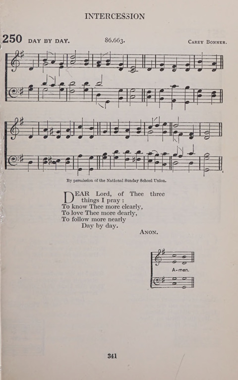 The Church and School Hymnal page 341