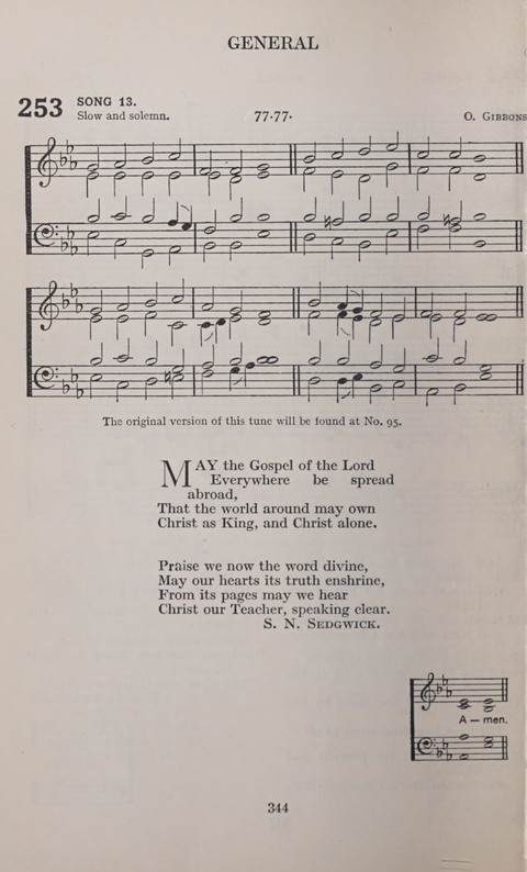 The Church and School Hymnal page 344