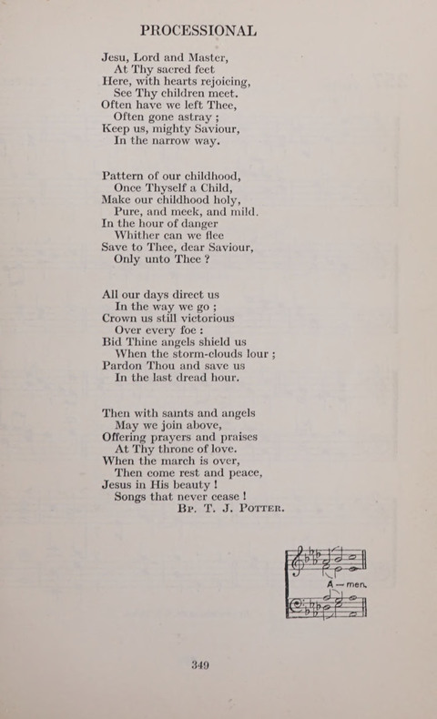 The Church and School Hymnal page 349