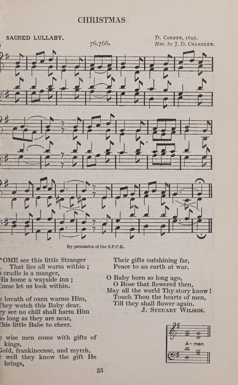 The Church and School Hymnal page 35