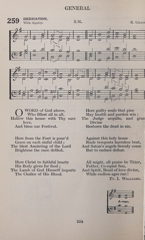 The Church and School Hymnal page 354