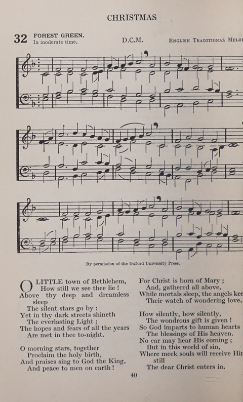The Church and School Hymnal page 40