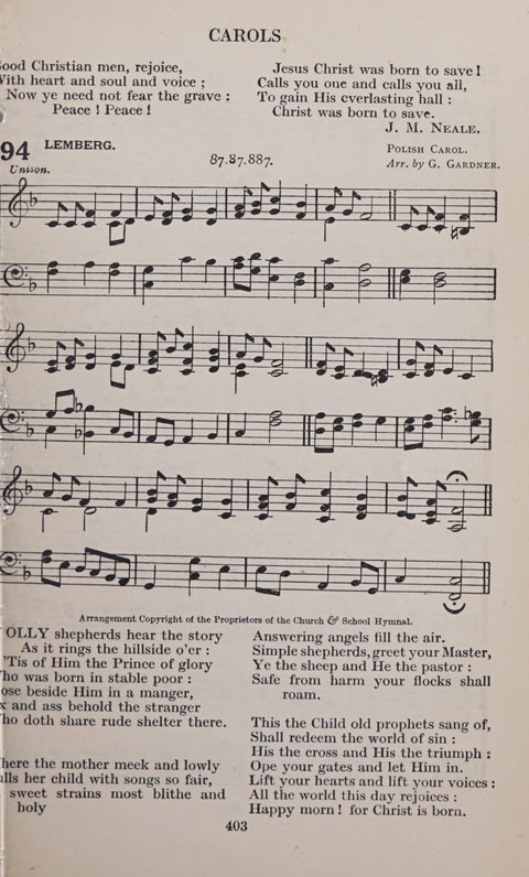 The Church and School Hymnal page 403