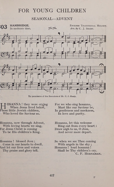 The Church and School Hymnal page 417