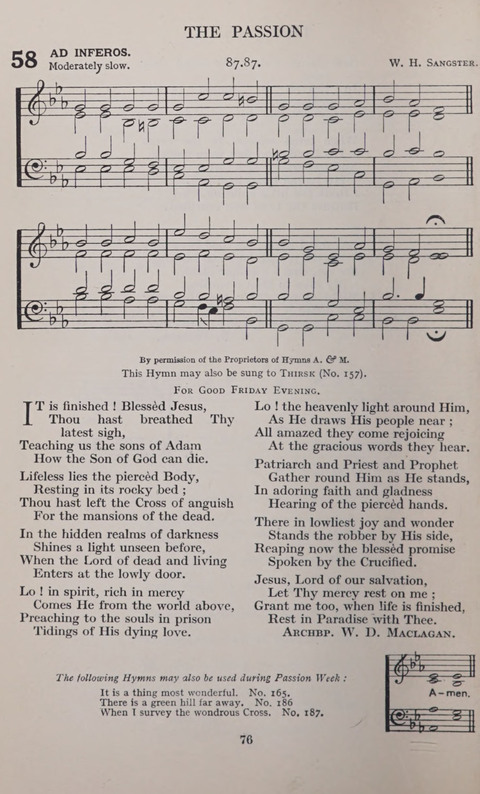 The Church and School Hymnal page 76