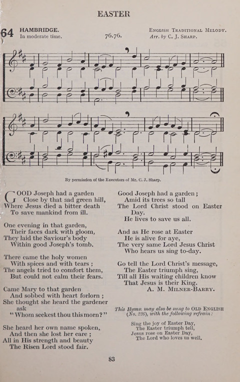 The Church and School Hymnal page 83