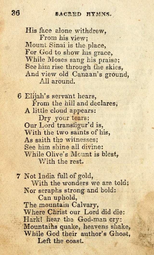 A Collection of Sacred Hymns, for the Church of the Latter Day Saints page 36