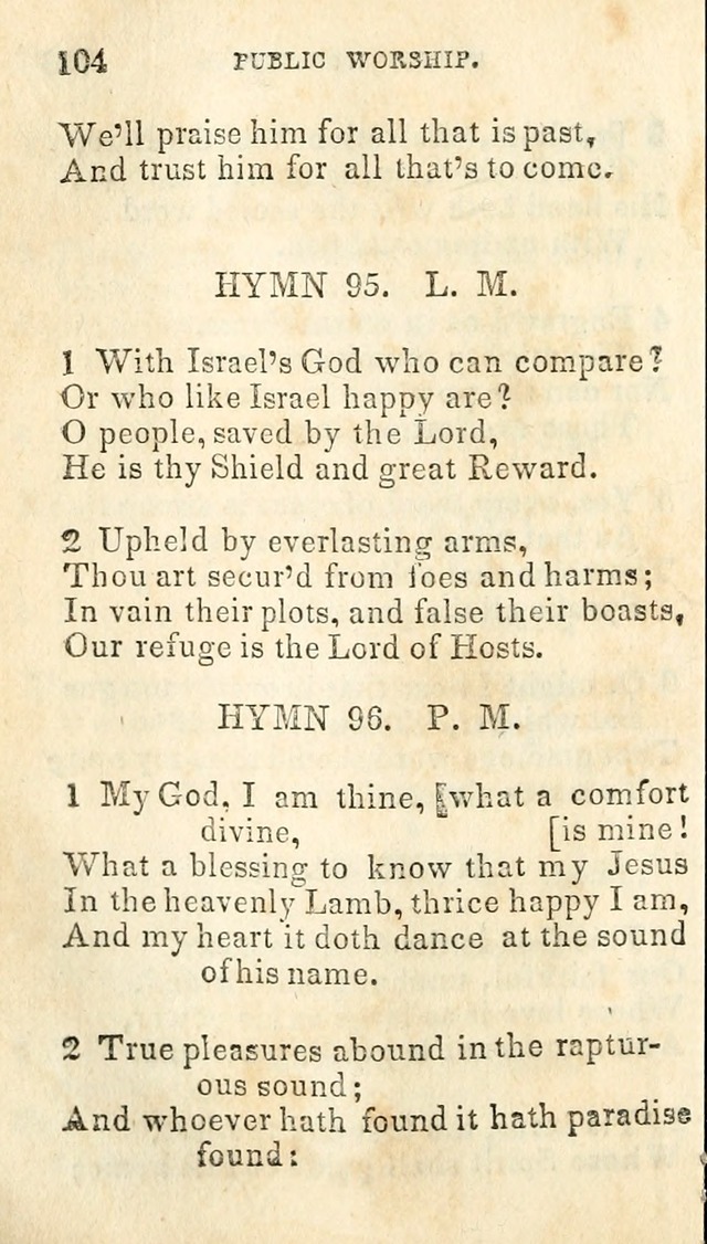 A Collection of Sacred Hymns, for the Church of Jesus Christ of Latter Day Saints page 106