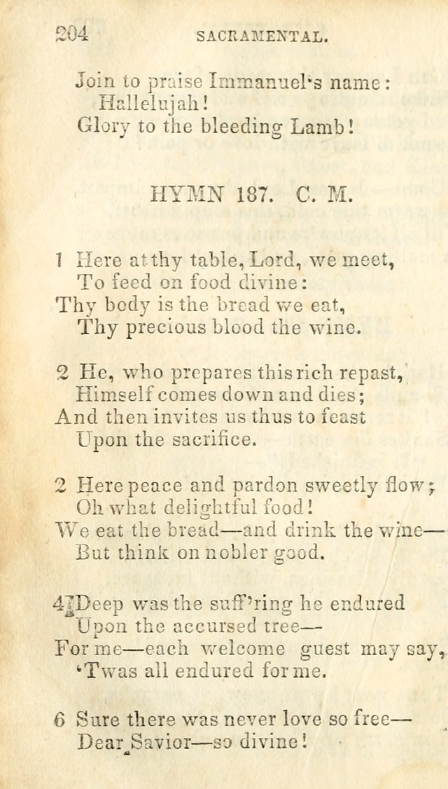 A Collection of Sacred Hymns, for the Church of Jesus Christ of Latter Day Saints page 208