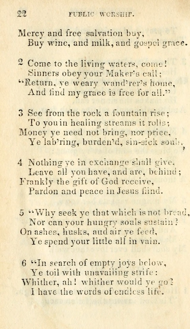 A Collection of Sacred Hymns, for the Church of Jesus Christ of Latter Day Saints page 22