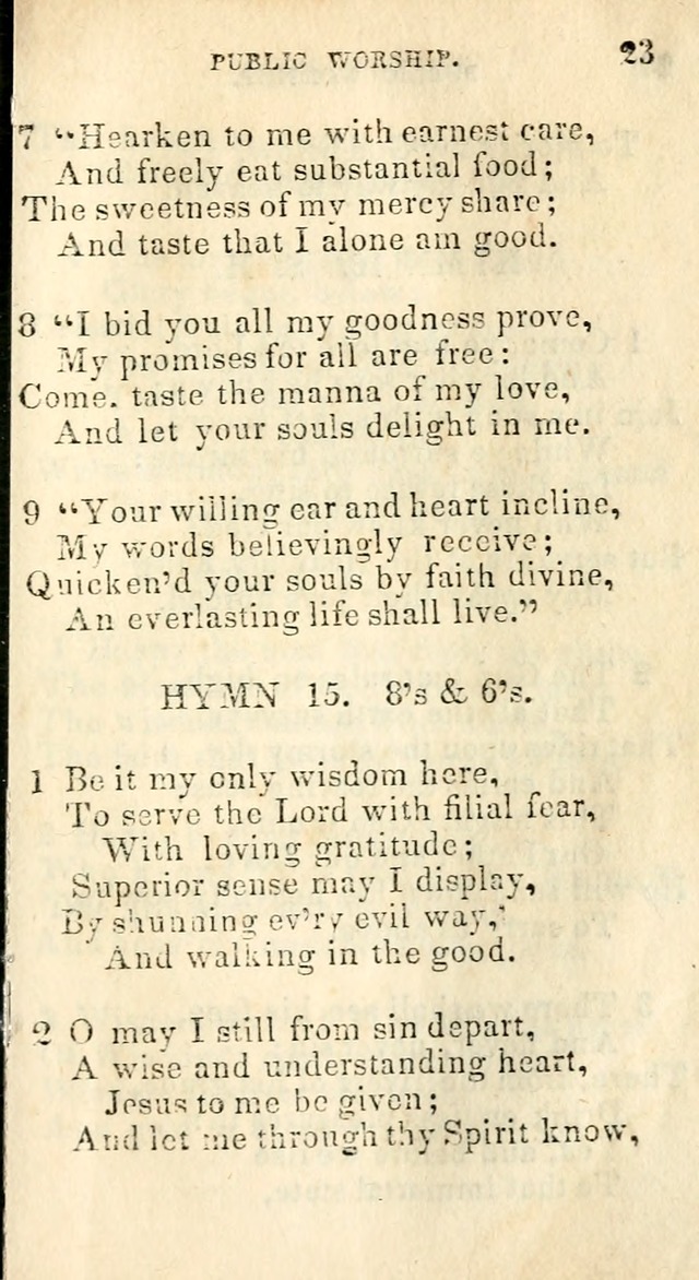 A Collection of Sacred Hymns, for the Church of Jesus Christ of Latter Day Saints page 23