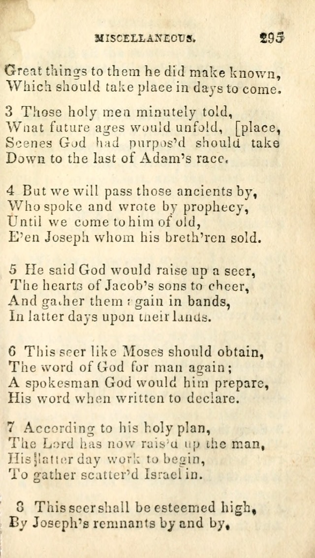 A Collection of Sacred Hymns, for the Church of Jesus Christ of Latter Day Saints page 297