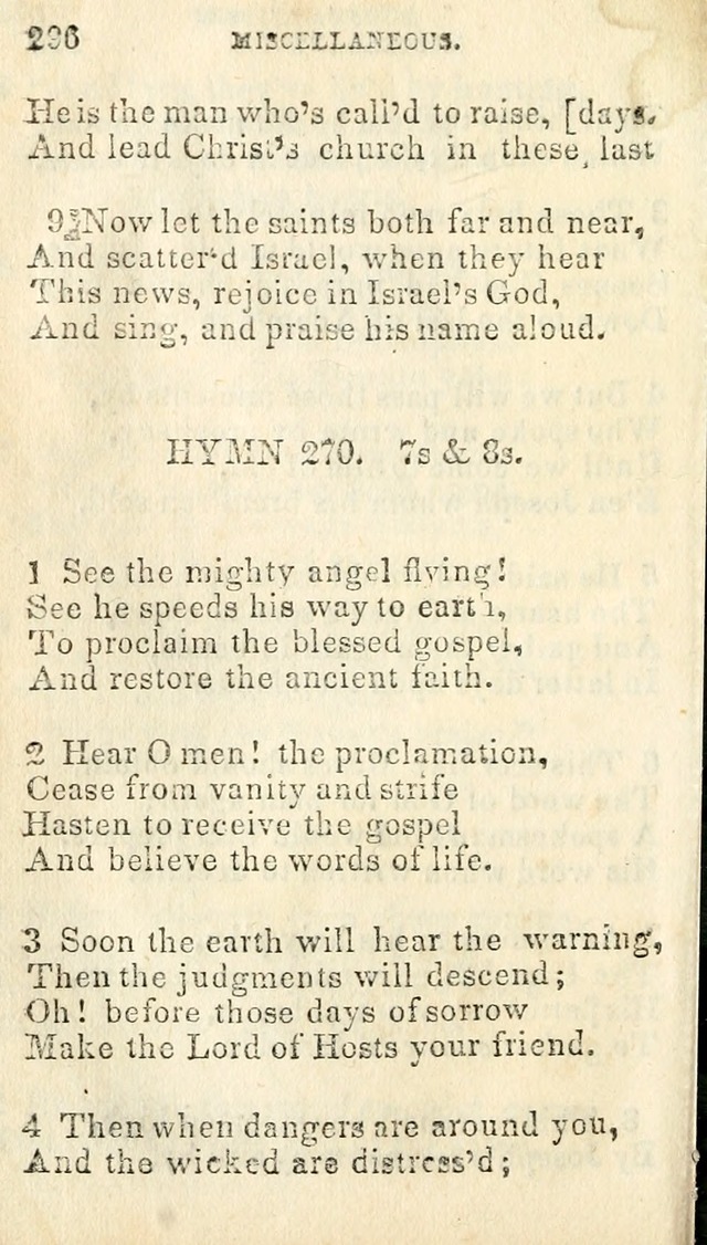 A Collection of Sacred Hymns, for the Church of Jesus Christ of Latter Day Saints page 298