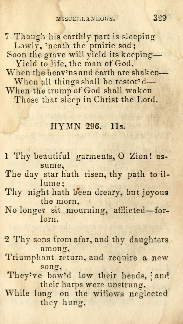 A Collection of Sacred Hymns, for the Church of Jesus Christ of Latter Day Saints page 331