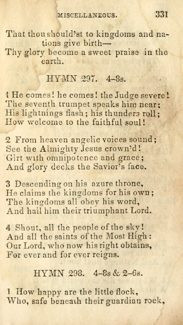 A Collection of Sacred Hymns, for the Church of Jesus Christ of Latter Day Saints page 333