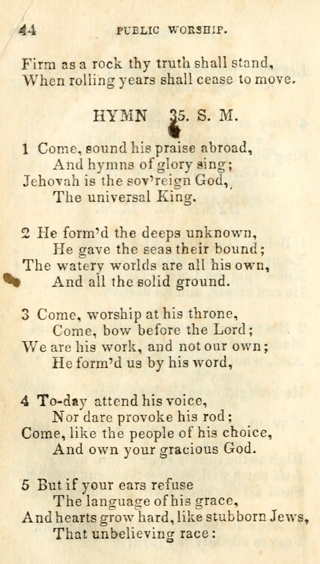 A Collection of Sacred Hymns, for the Church of Jesus Christ of Latter Day Saints page 46
