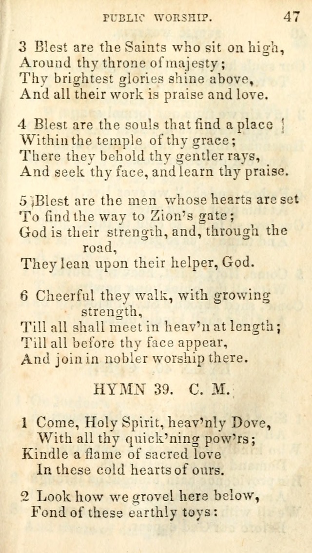 A Collection of Sacred Hymns, for the Church of Jesus Christ of Latter Day Saints page 49