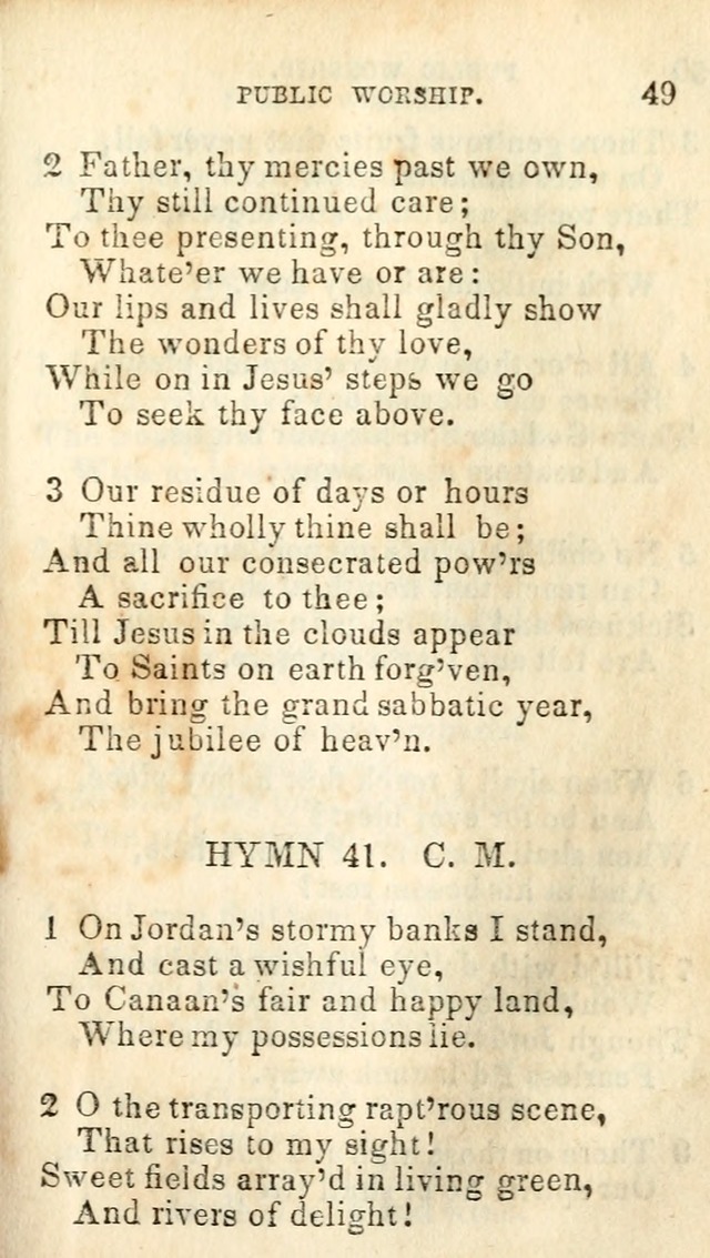 A Collection of Sacred Hymns, for the Church of Jesus Christ of Latter Day Saints page 51