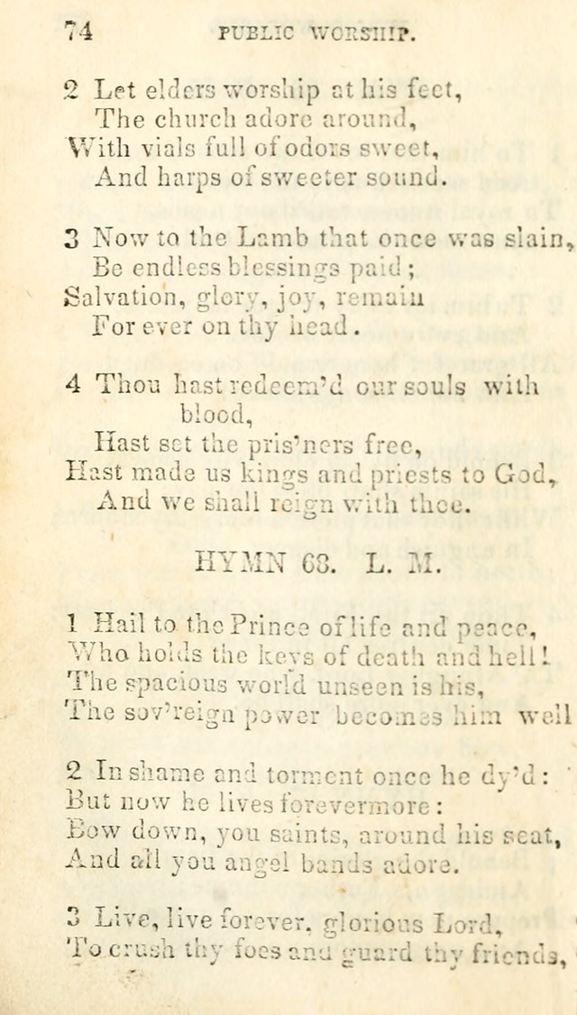 A Collection of Sacred Hymns, for the Church of Jesus Christ of Latter Day Saints page 76