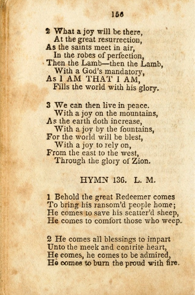 A Collection of Sacred Hymns for the Church of Jesus Christ of Latter-Day  Saints page 157