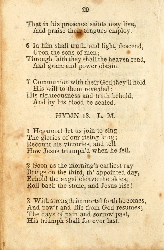 A Collection of Sacred Hymns for the Church of Jesus Christ of Latter-Day  Saints page 21