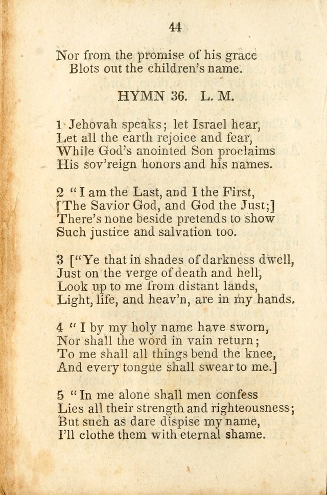 A Collection of Sacred Hymns for the Church of Jesus Christ of Latter-Day  Saints page 45
