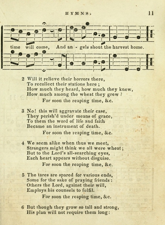 A Collection of Sacred Hymns for the use of the Latter-Day Saints page 11
