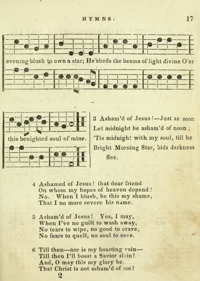 A Collection of Sacred Hymns for the use of the Latter-Day Saints page 17