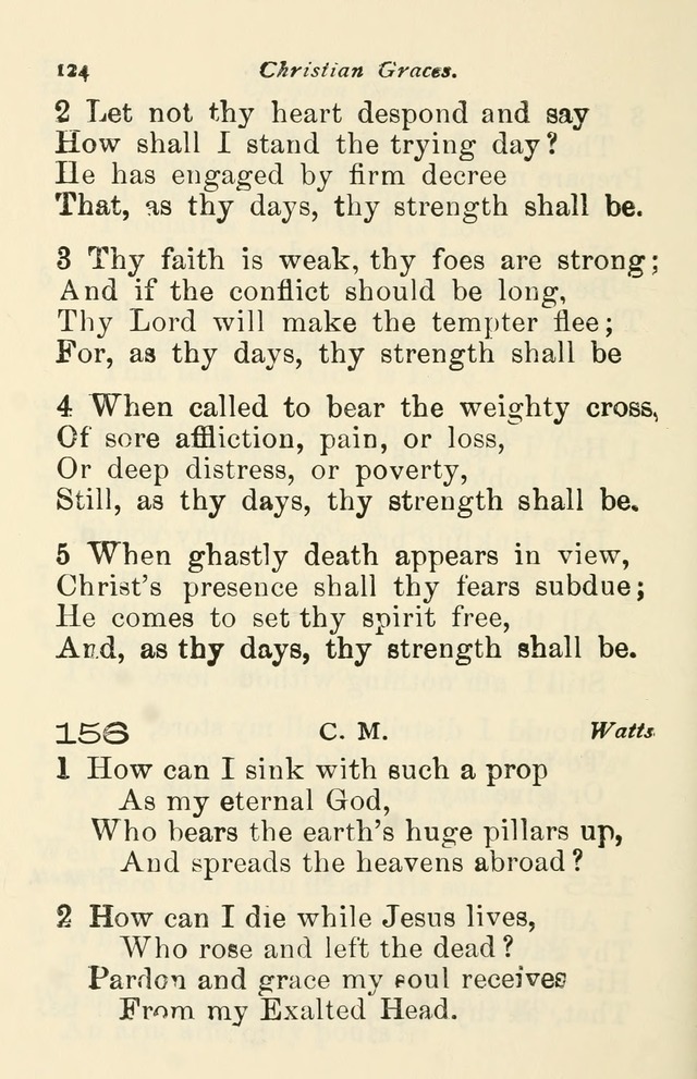 A Choice Selection of Hymns and Spiritual Songs for the use of the Baptist Church and all lovers of song page 127