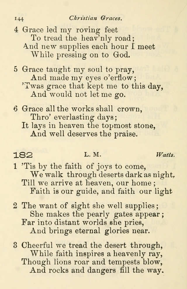 A Choice Selection of Hymns and Spiritual Songs for the use of the Baptist Church and all lovers of song page 147
