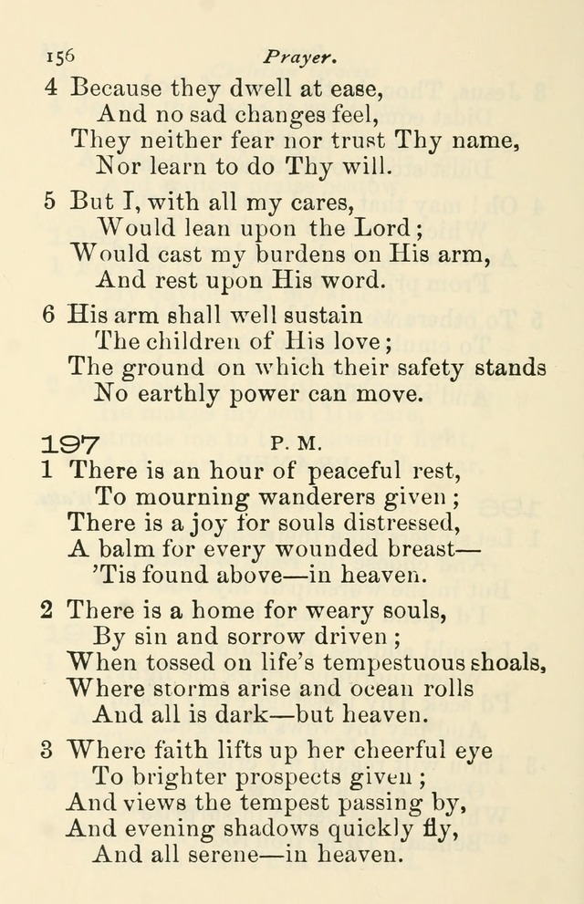 A Choice Selection of Hymns and Spiritual Songs for the use of the Baptist Church and all lovers of song page 159
