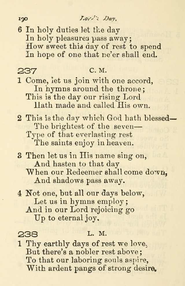 A Choice Selection of Hymns and Spiritual Songs for the use of the Baptist Church and all lovers of song page 193