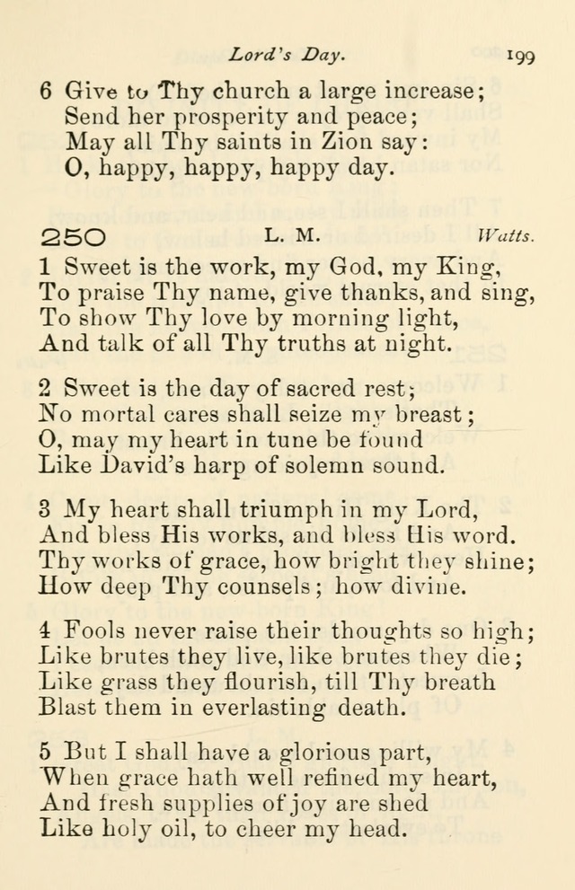 A Choice Selection of Hymns and Spiritual Songs for the use of the Baptist Church and all lovers of song page 202