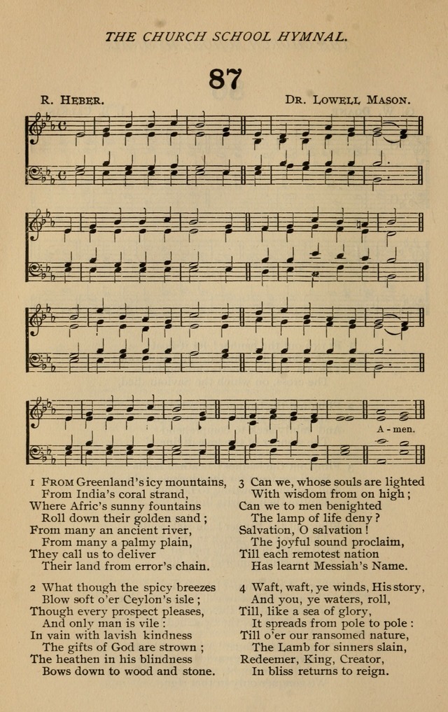 The Church School Hymnal with Tunes page 107