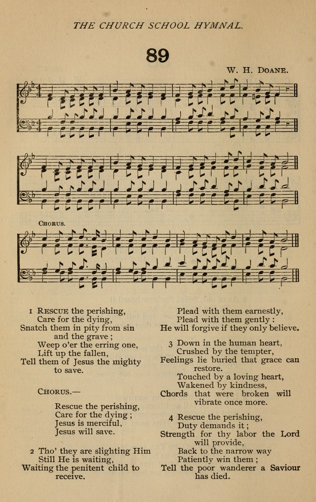 The Church School Hymnal with Tunes page 109