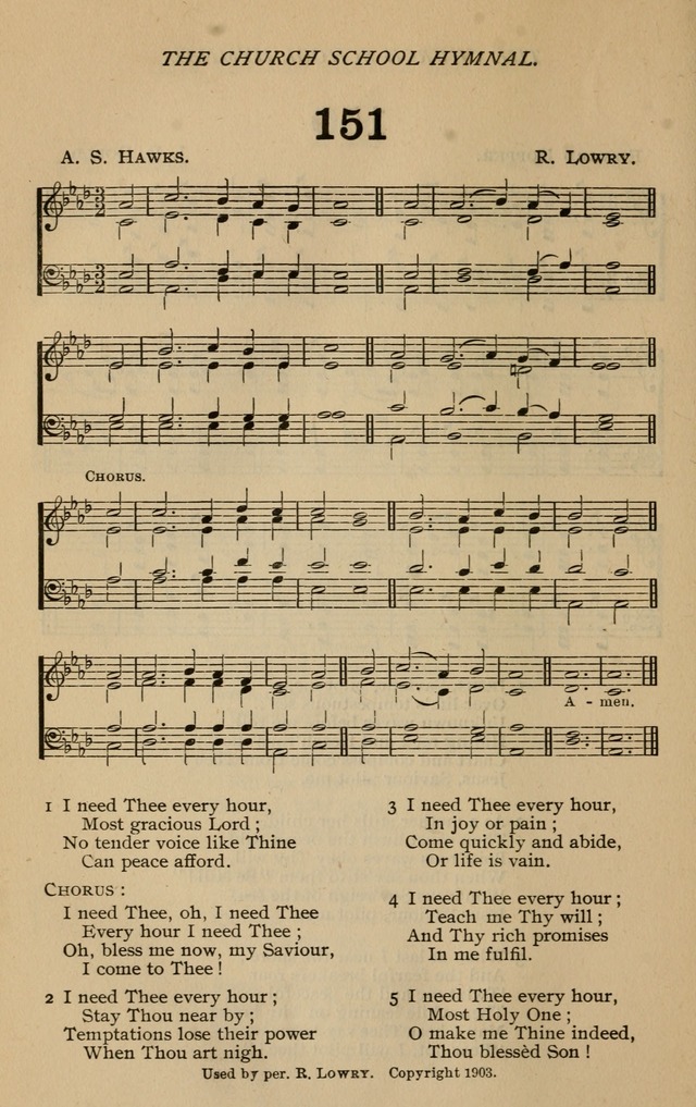 The Church School Hymnal with Tunes page 181