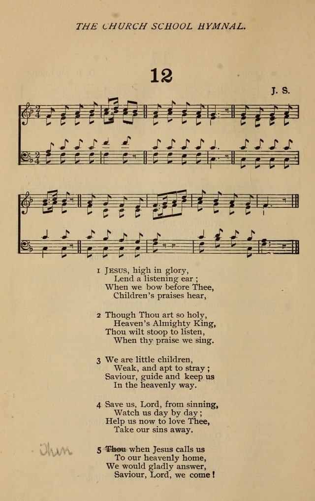 The Church School Hymnal with Tunes page 25