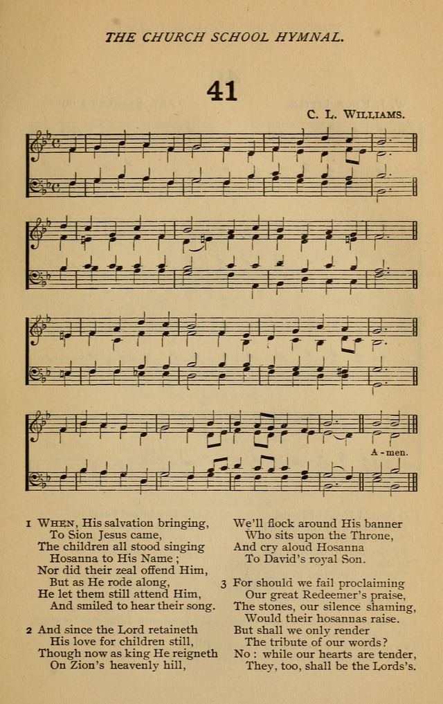 The Church School Hymnal with Tunes page 58