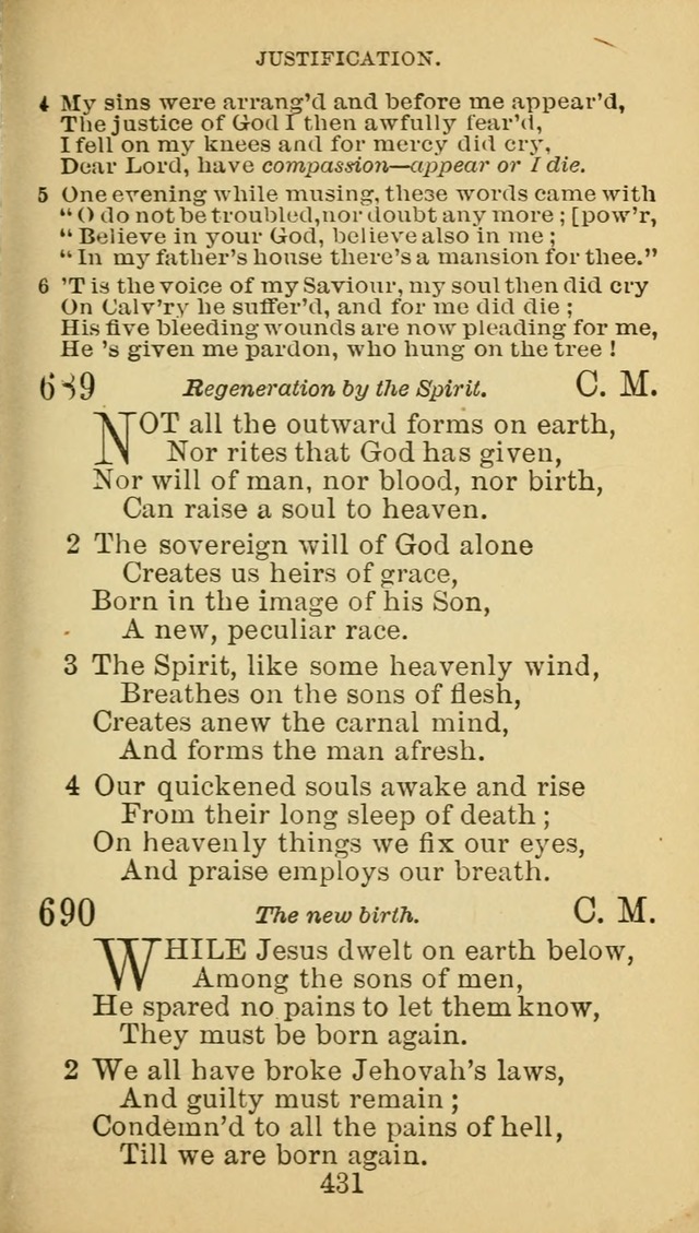 A Collection of Spiritual Hymns: adapted to the Various Kinds of Christian Worship, and especially designed for the use of the Brethren in Christ. 2nd ed. page 435