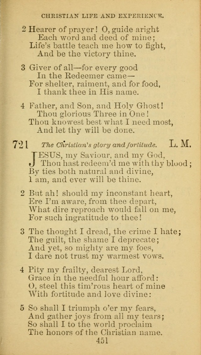 A Collection of Spiritual Hymns: adapted to the Various Kinds of Christian Worship, and especially designed for the use of the Brethren in Christ. 2nd ed. page 455