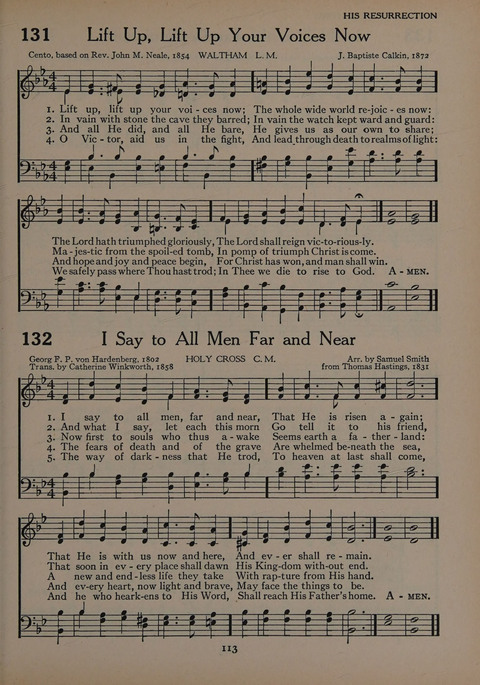 The Church School Hymnal for Youth page 113